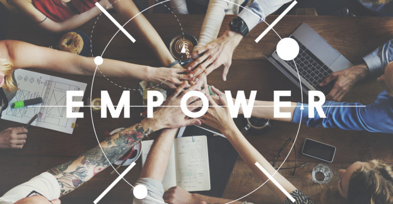 Empowerment New Goals Motivation Affirmation Concept