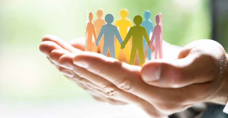 Inclusion, Diversity And Equality. LGBT Teamwork