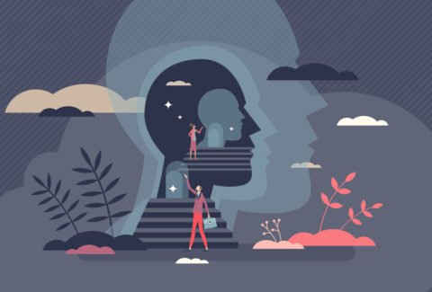 Mind exploring with personality and individuality search tiny person concept