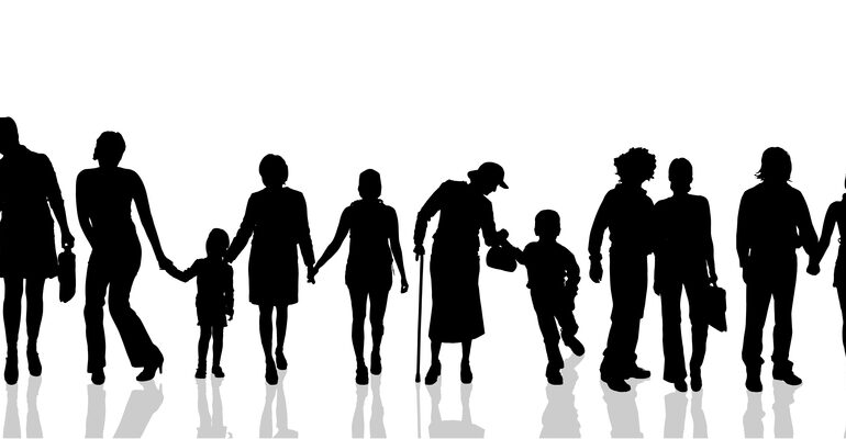 Vector silhouettes.