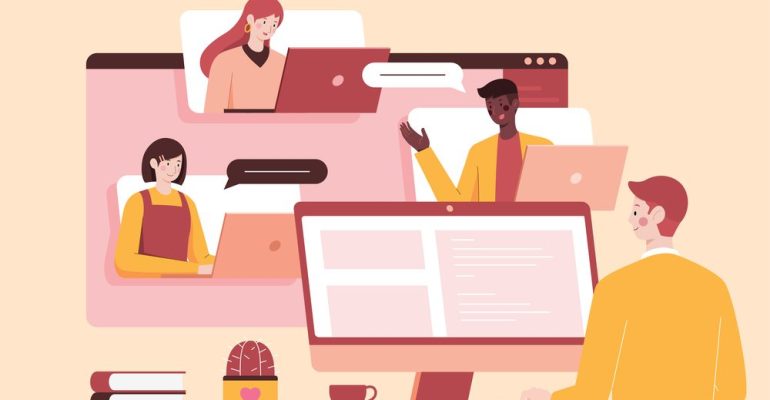 Online team communication