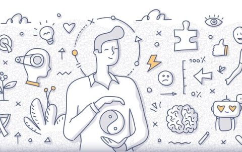 Emotional Intelligence Doodle Concept