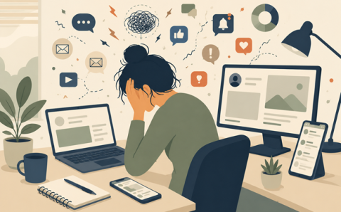 Social Media, Digital Burnout, and the Nervous System